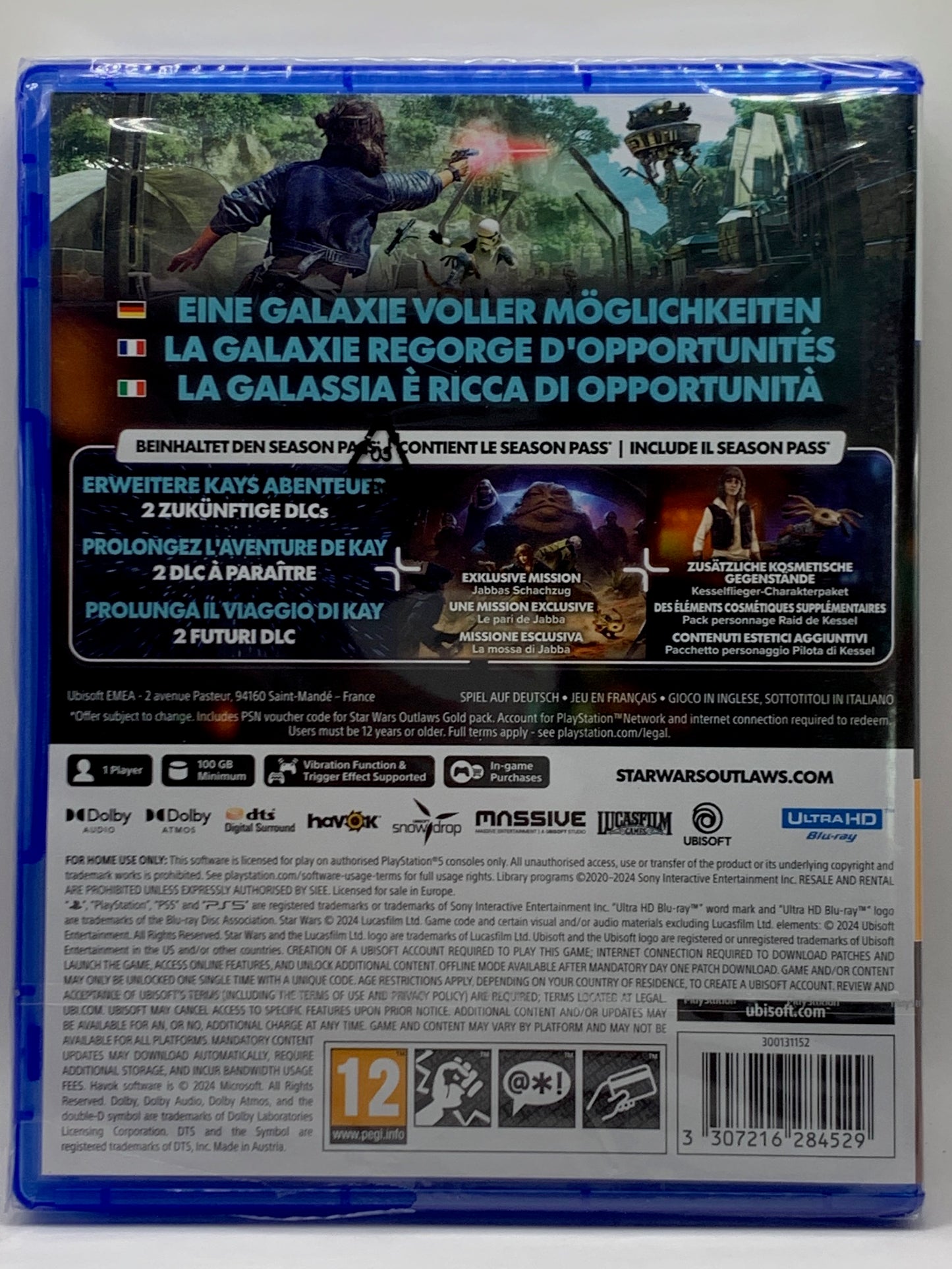 PS5 - Star Wars Outlaws - NEU Sealed - DE, IT, FR