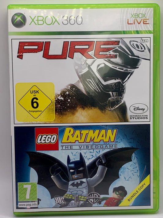 Xbox 360 - Pure / Batman the Videogame - Bundle - Mehrsprachig