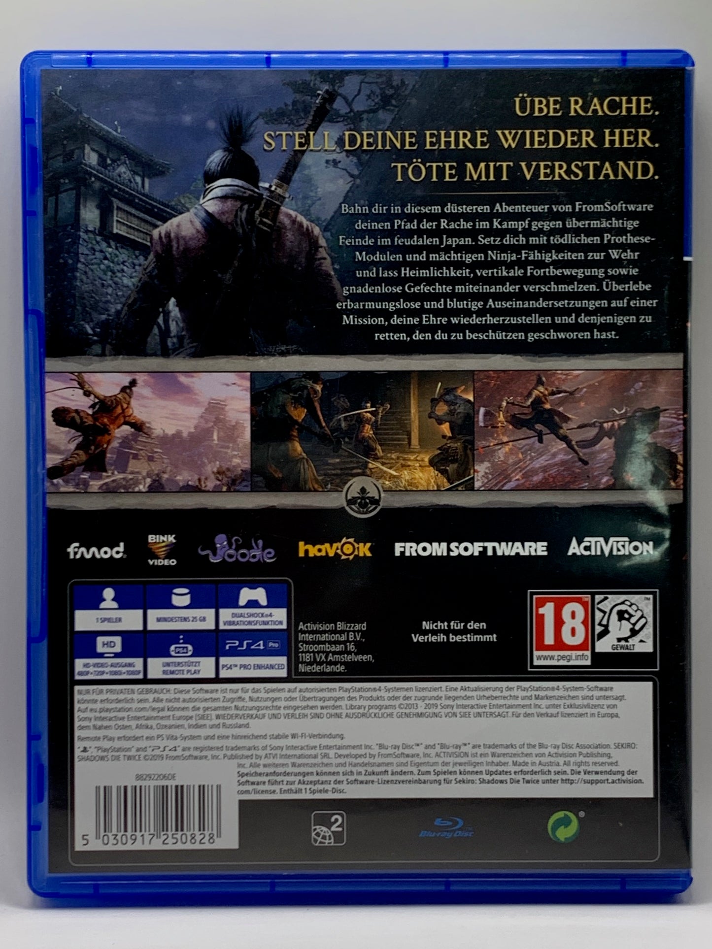 PS4 - Sekiro: Shadows Die Twice - DE