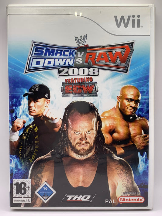 Nintendo Wii - SmackDown vs. Raw 2008 - DE