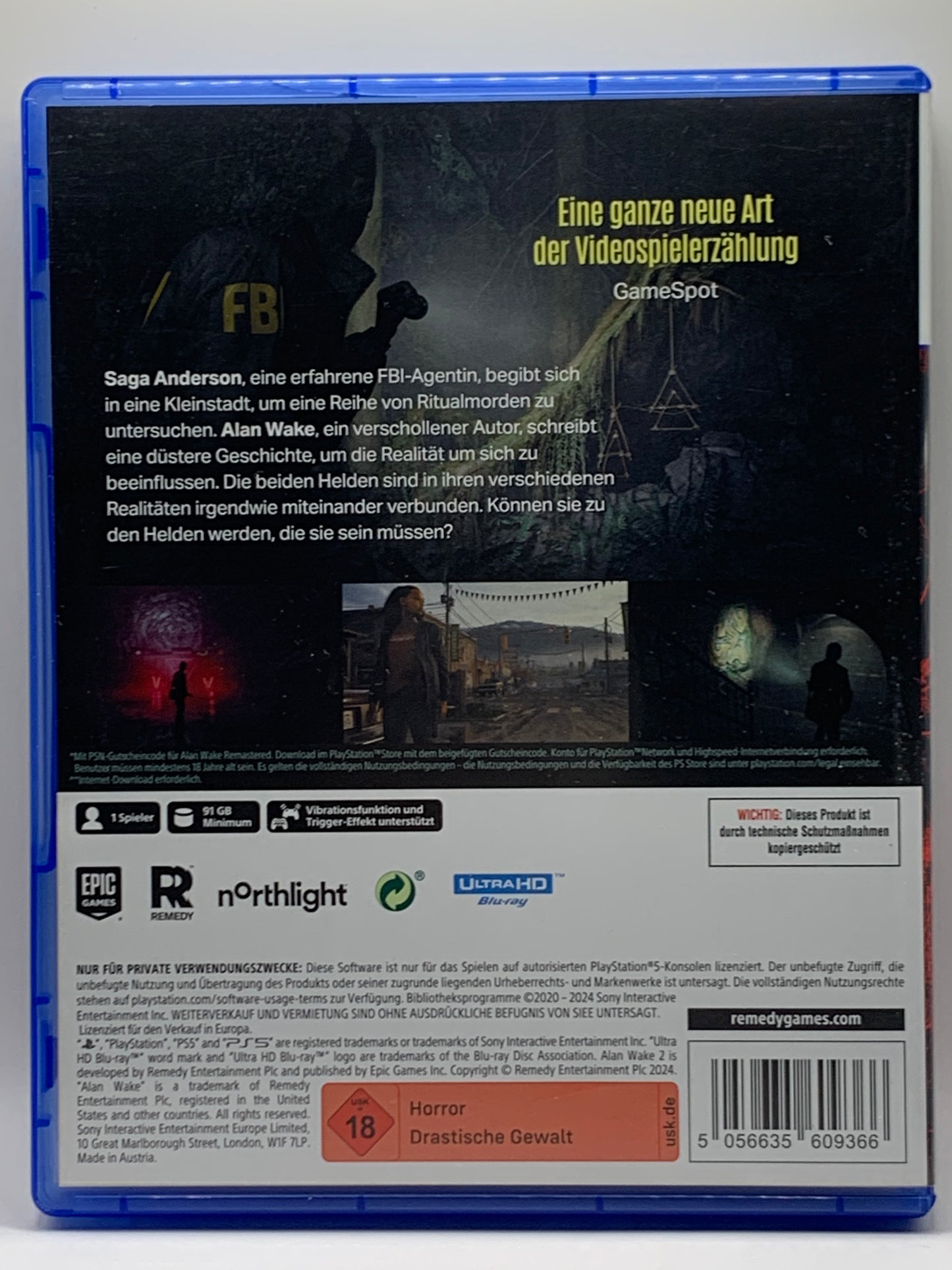 PS5 - Alan Wake II Deluxe Edition - DE