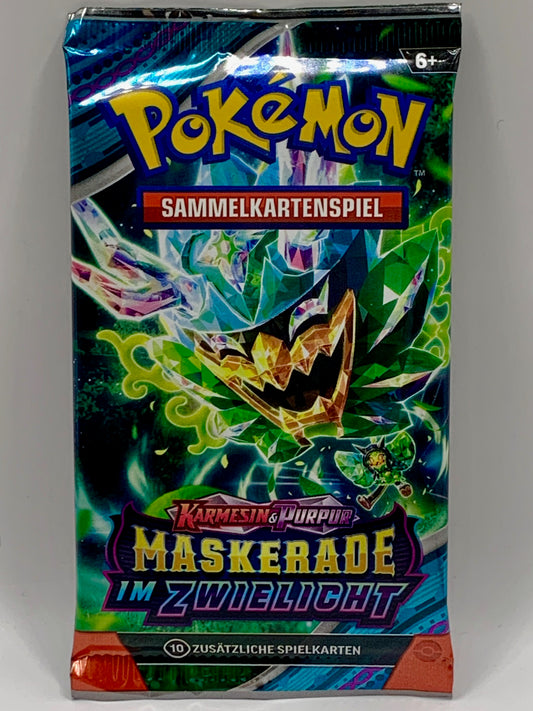 Pokémon TCG: Karmesin & Purpur - Maskerade im Zwielicht Booster Pack - DE