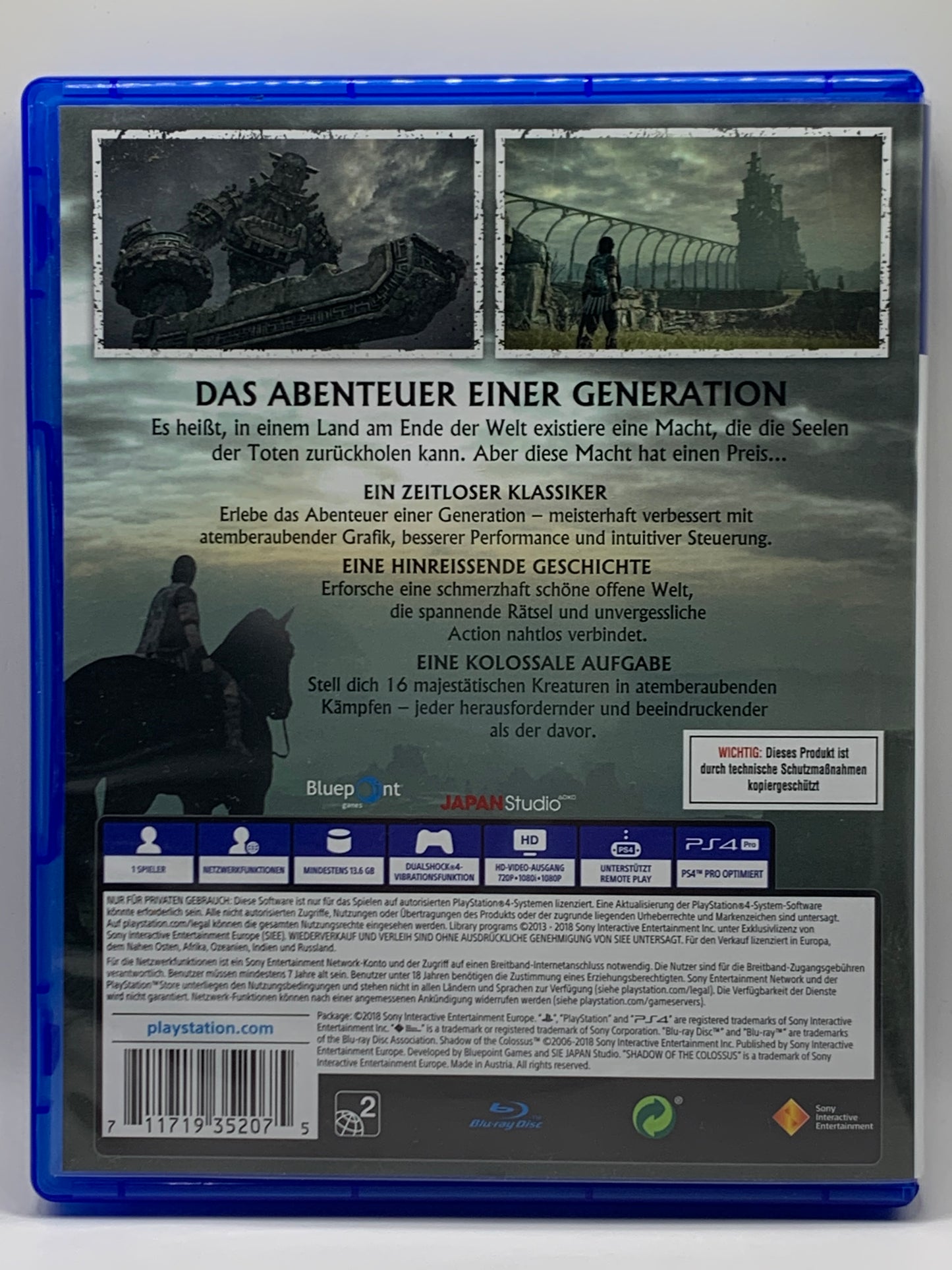 PS4 - Shadow of the Colossus - DE