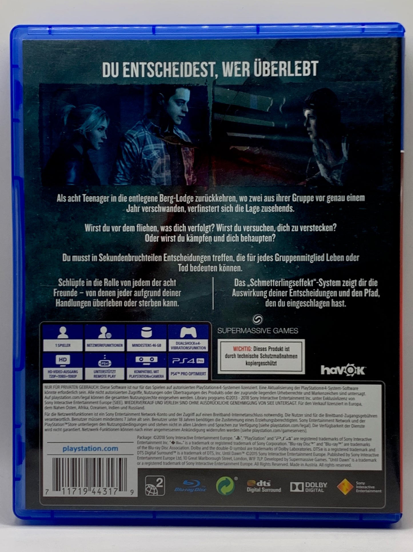 PS4 - Until Dawn - DE