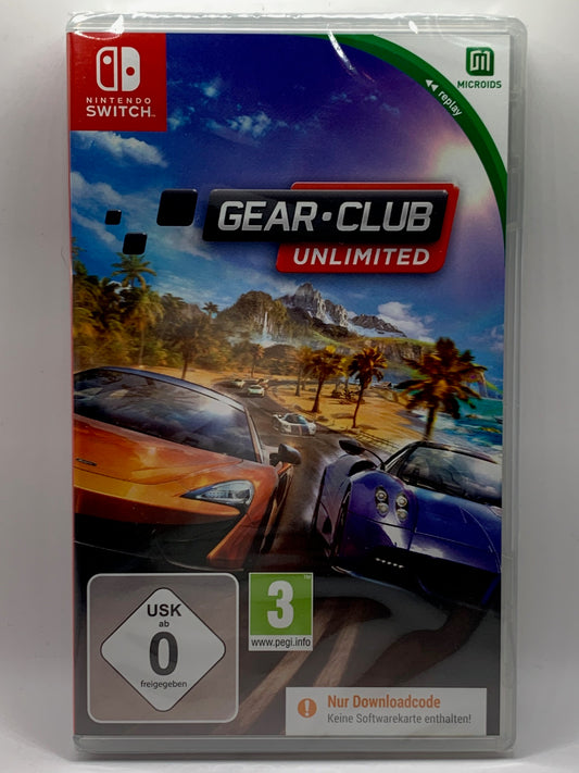 Nintendo Switch - Gear-Club Unlimited NEU Sealed - DE