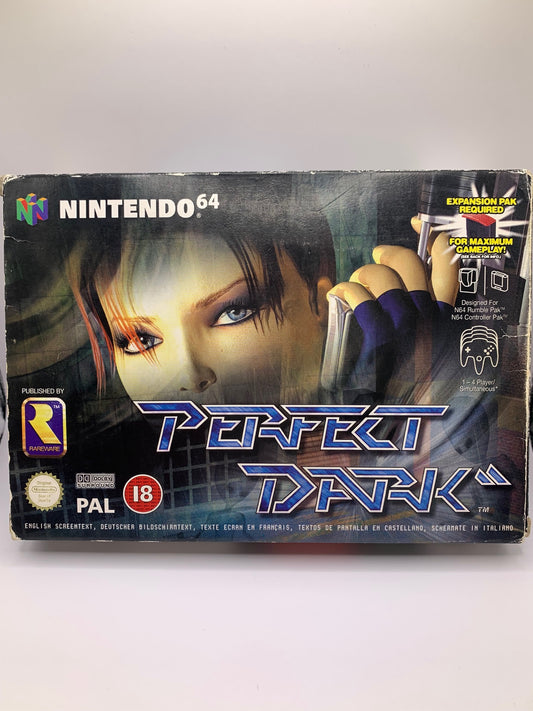 N64 - Perfect Dark OVP - Mehrsprachig
