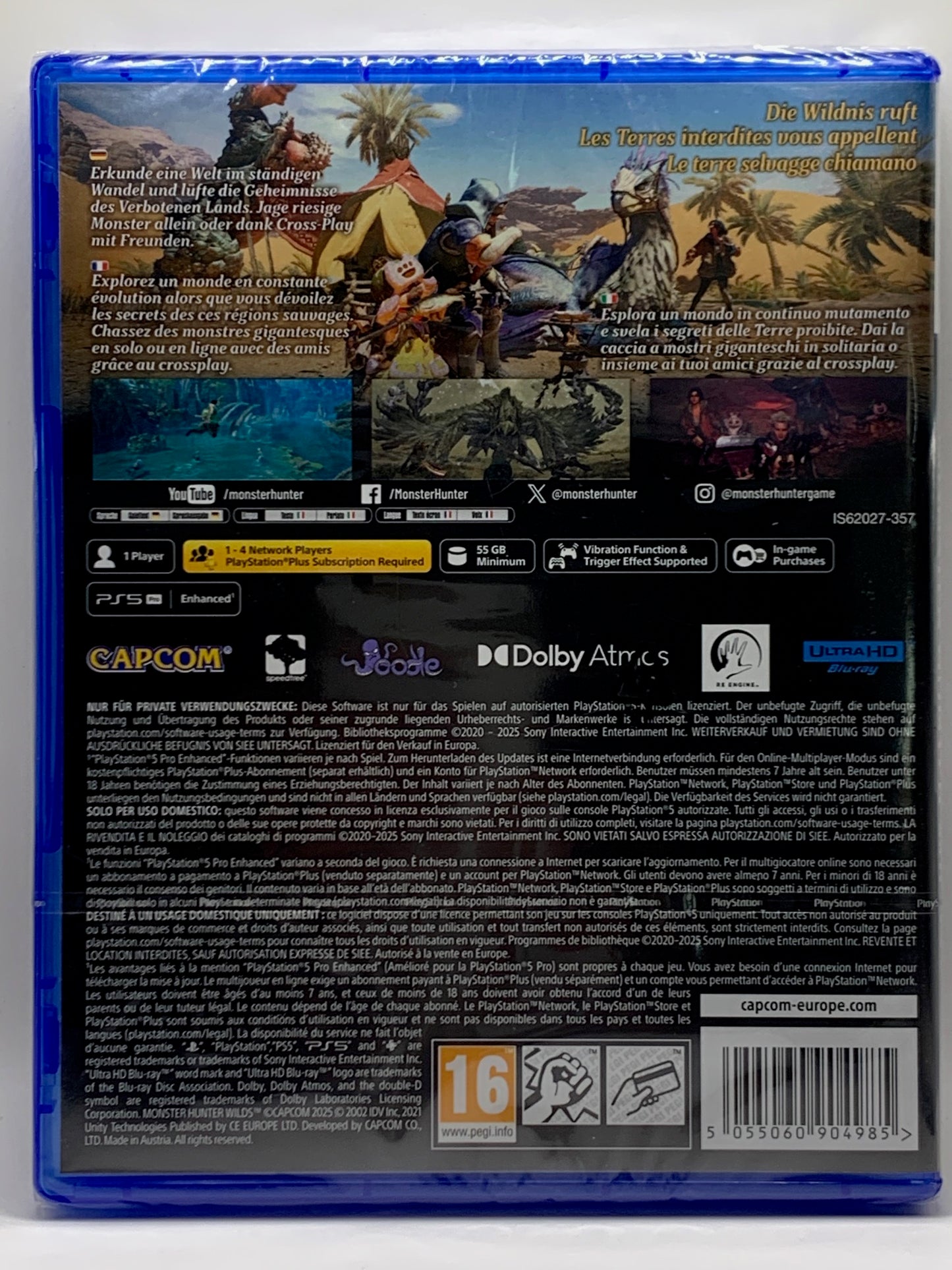 PS5 - Monster Hunter Wilds - NEU Sealed - DE, FR, IT