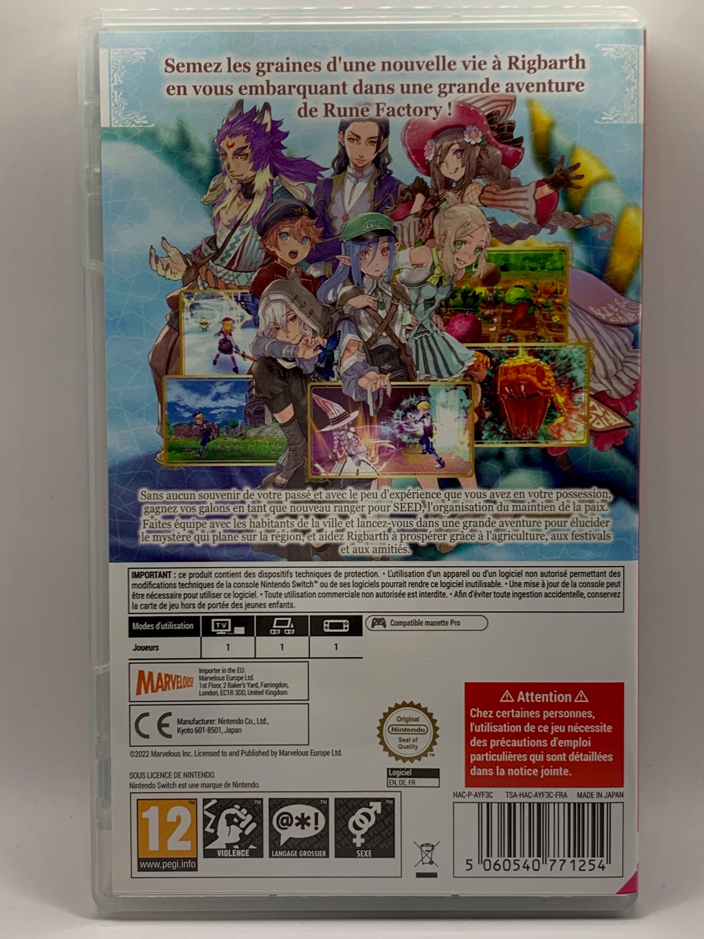Nintendo Switch - Rune Factory 5