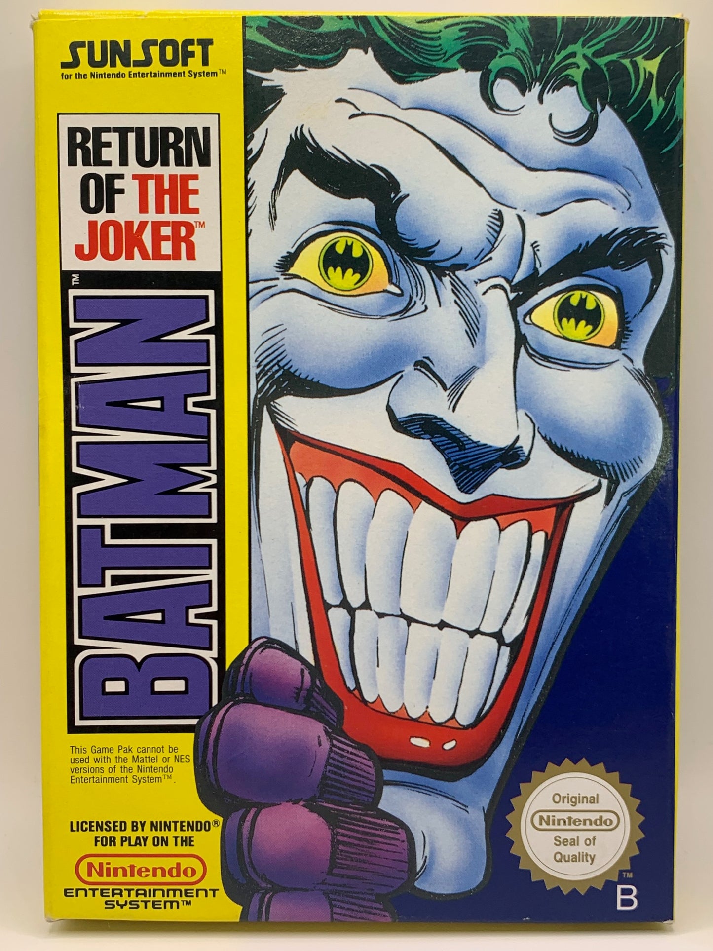 NES - Batman: Return of the Joker OVP - DE