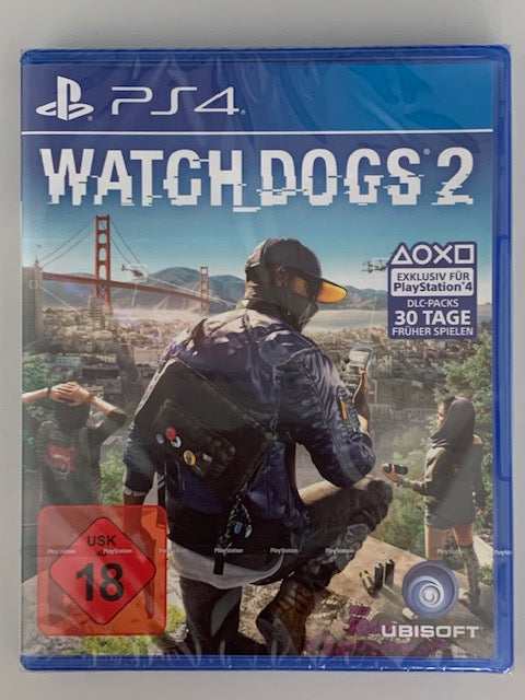 PS4 - Watch Dogs 2 NEU Sealed - DE