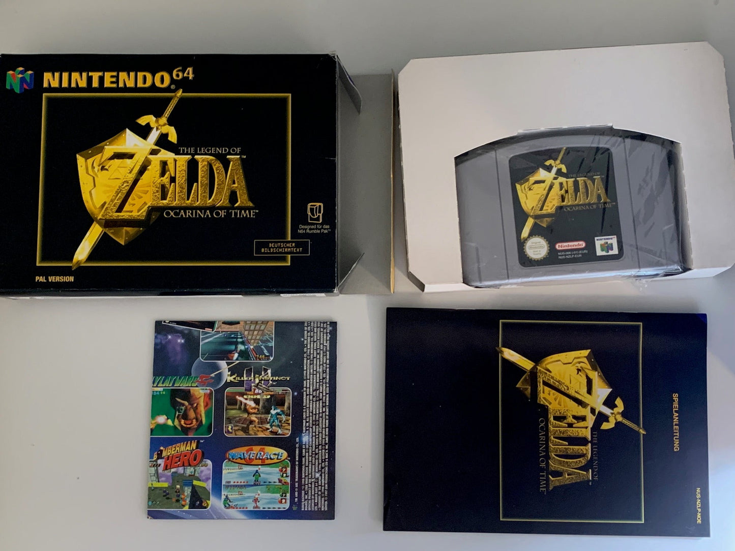 N64 - The Legend of Zelda: Ocarina of Time OVP PAL Version - DE