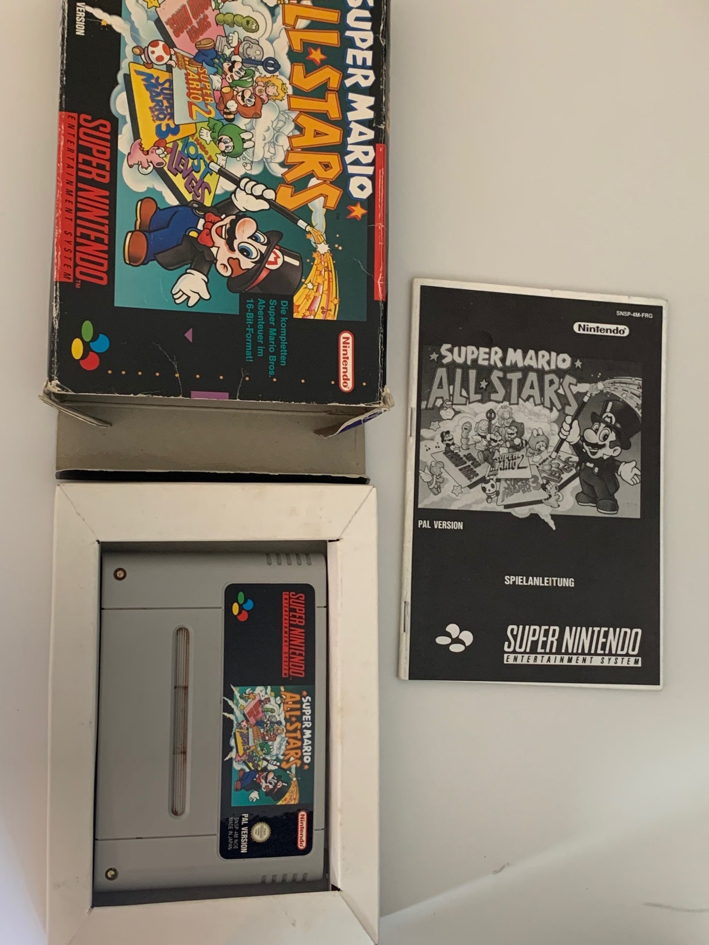 SNES - Super Mario All Stars OVP - PAL Version DE
