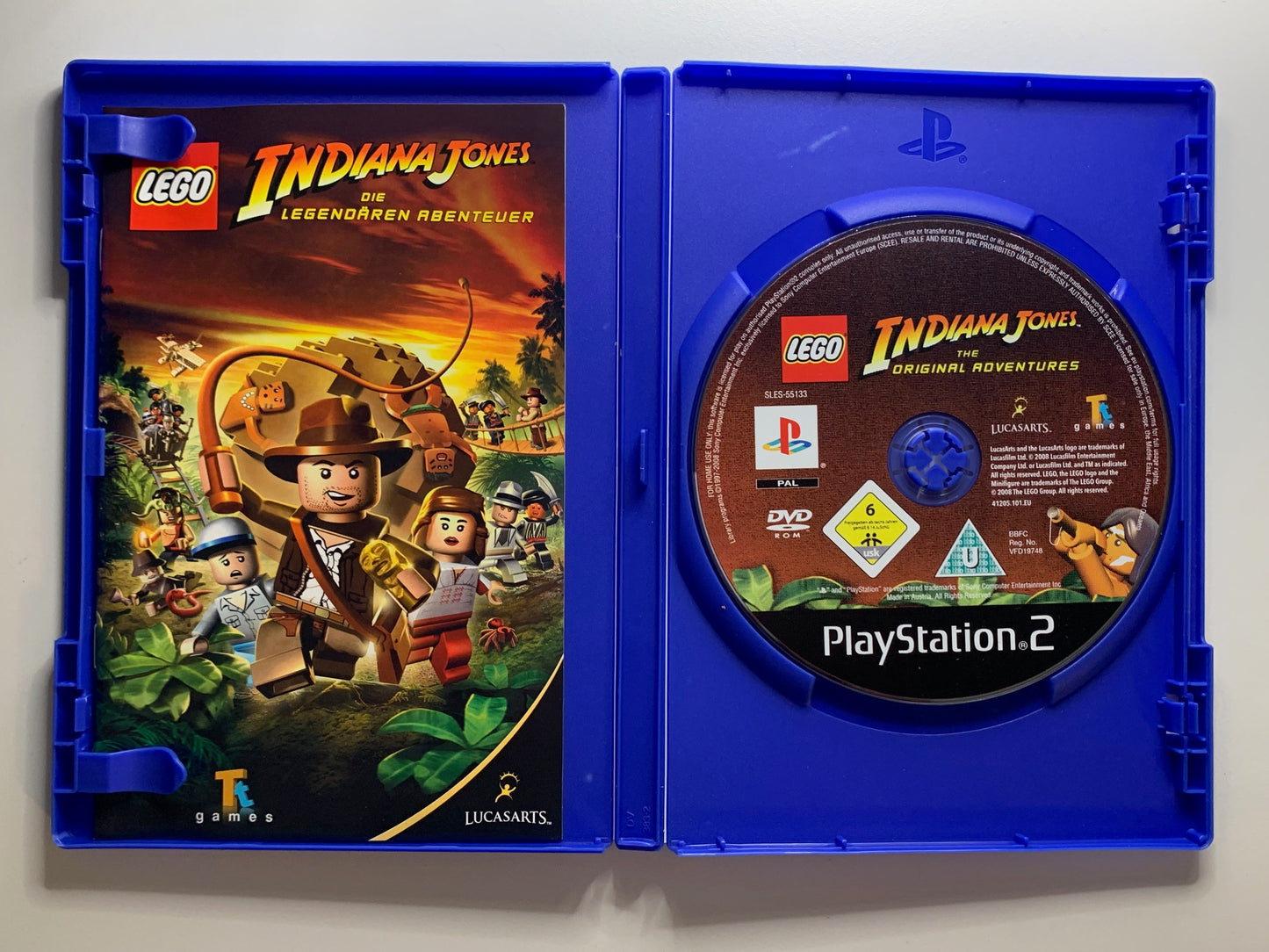 PS2 - Indiana Jones - Die legendären Abenteuer - DE