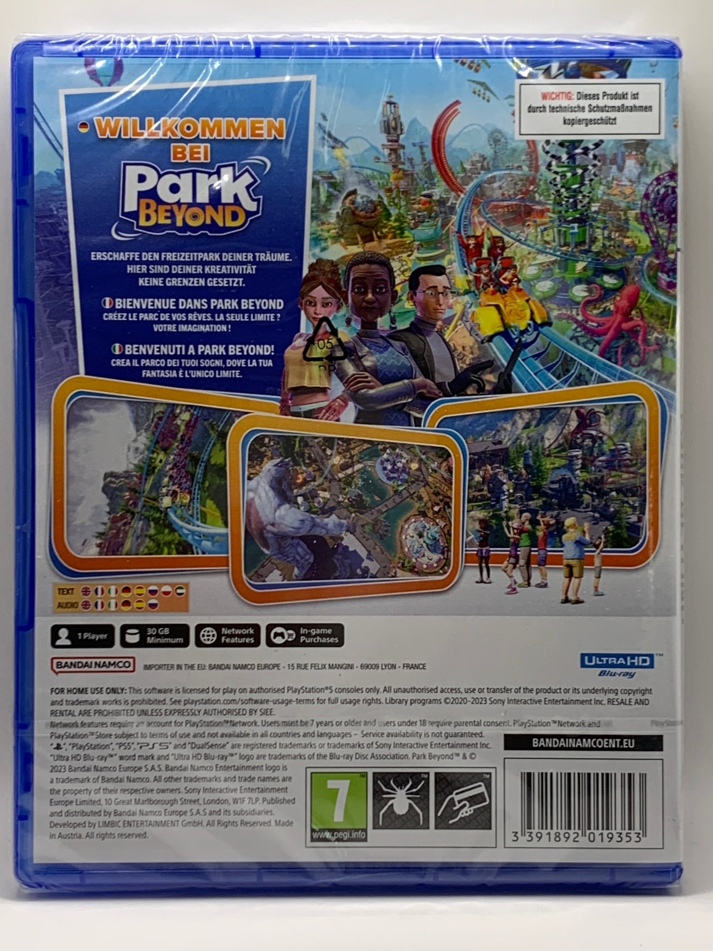 PS5 - Park Beyond - NEU Sealed - DE, IT, FR