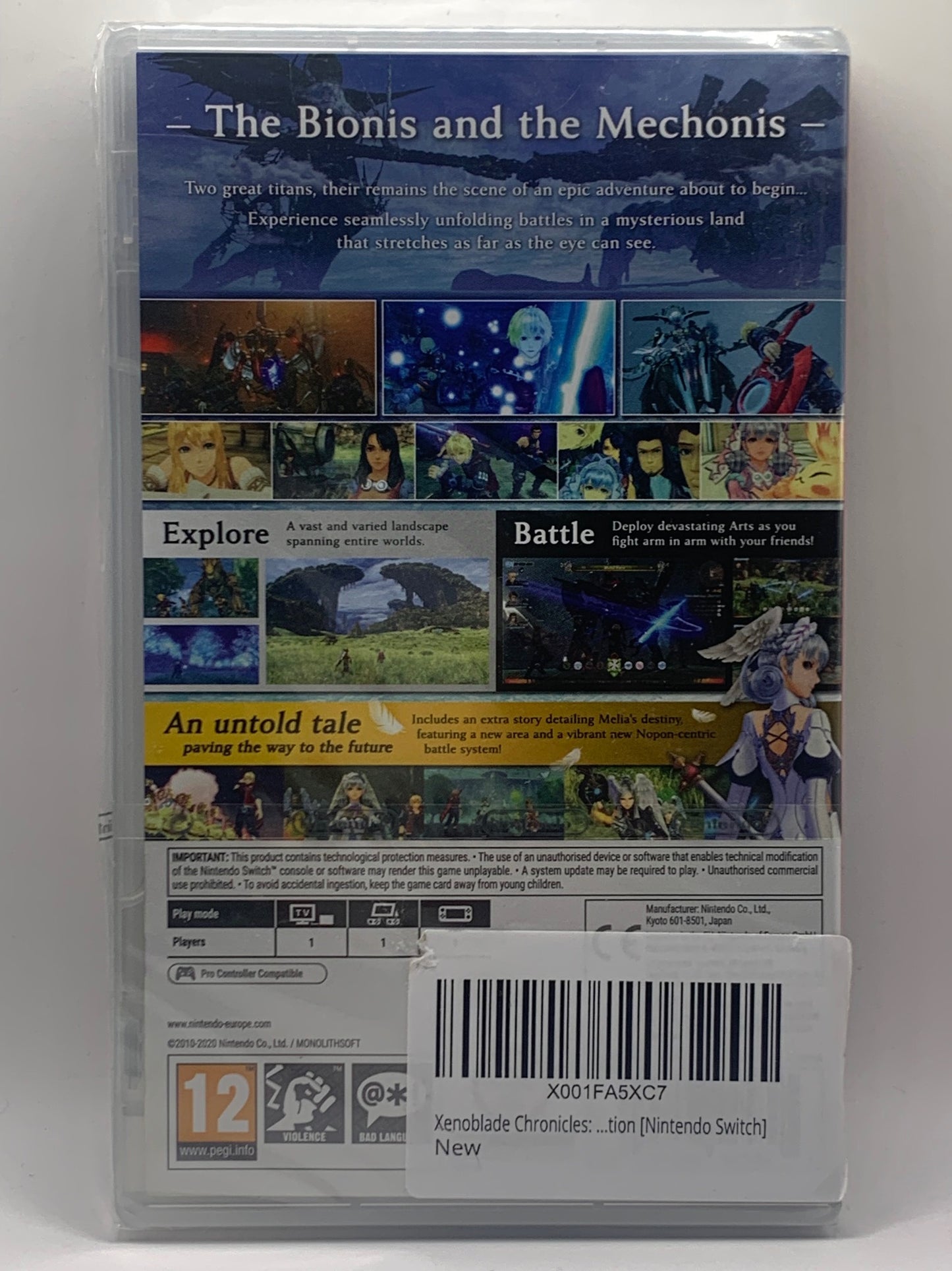 Nintendo Switch - Xenoblade Chronicles NEU Sealed - EN