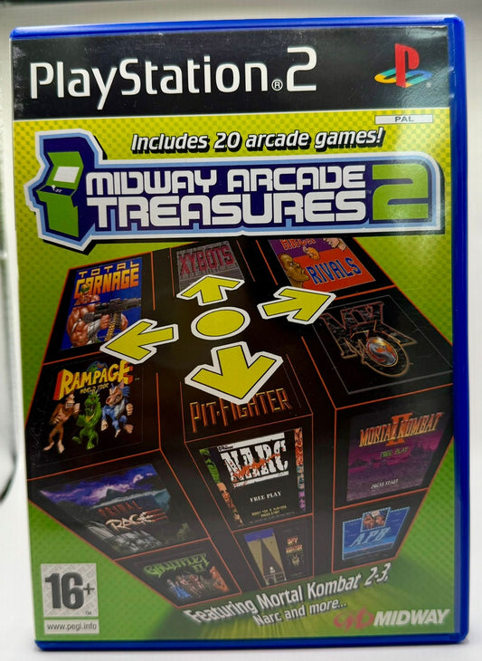 PS2 - Midway Arcade Treasures 2 - EN, NL