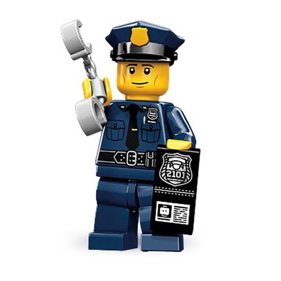 LEGO Minifigur CMF Serie 9 - Polizist