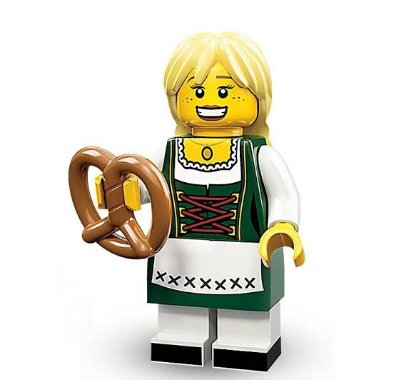 LEGO Minifigur CMF Serie 11 - Dirndl-Trägerin
