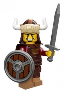 LEGO Minifigur CMF Serie 12 - Hunnenkrieger