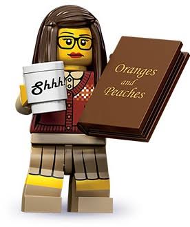 LEGO Minifigur CMF Serie 10 - Bibliothekarin