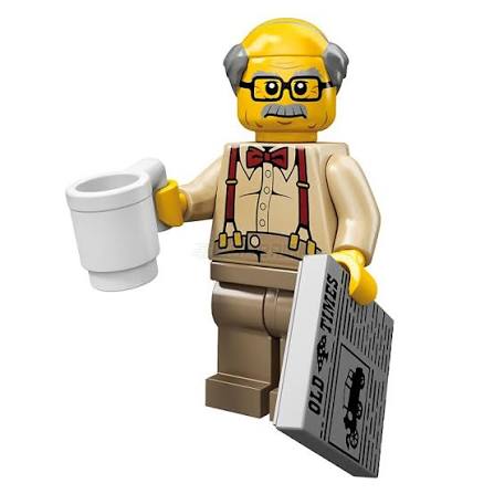 LEGO Minifigur CMF Serie 10 - Grossvater