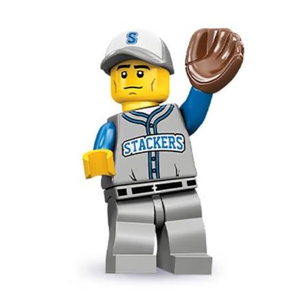 LEGO Minifigur CMF Serie 10 - Baseball Fielder