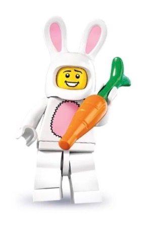 LEGO Minifigur CMF Serie 7 - Mann im Hasenkostüm