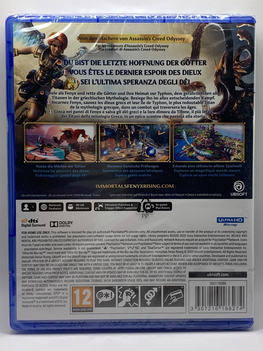 PS5 - Immortals Fenyx Rising - NEU Sealed - DE